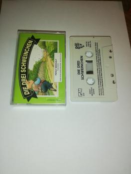 Die Drei Schweinchen Grau mit Schwarzen Druck BA03 Made in Spain